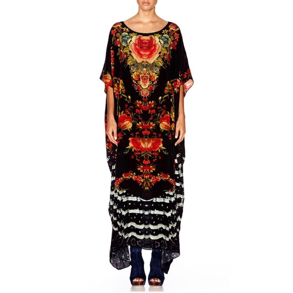 Camilla Dresses & Skirts - Lift the Veil Camilla Silk Kaftan RARE
